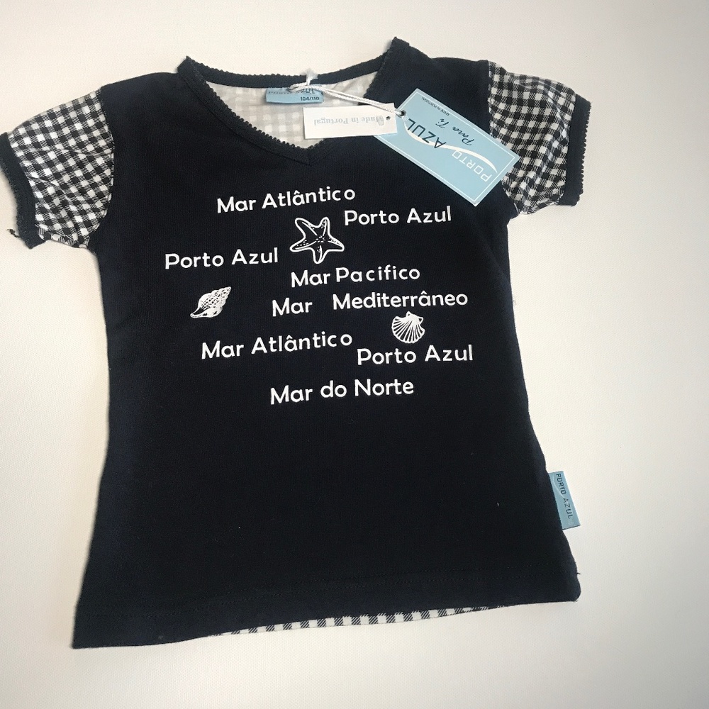 ( 3 for 20) NWT- Girls V-neck Tshirt - size 4/5T